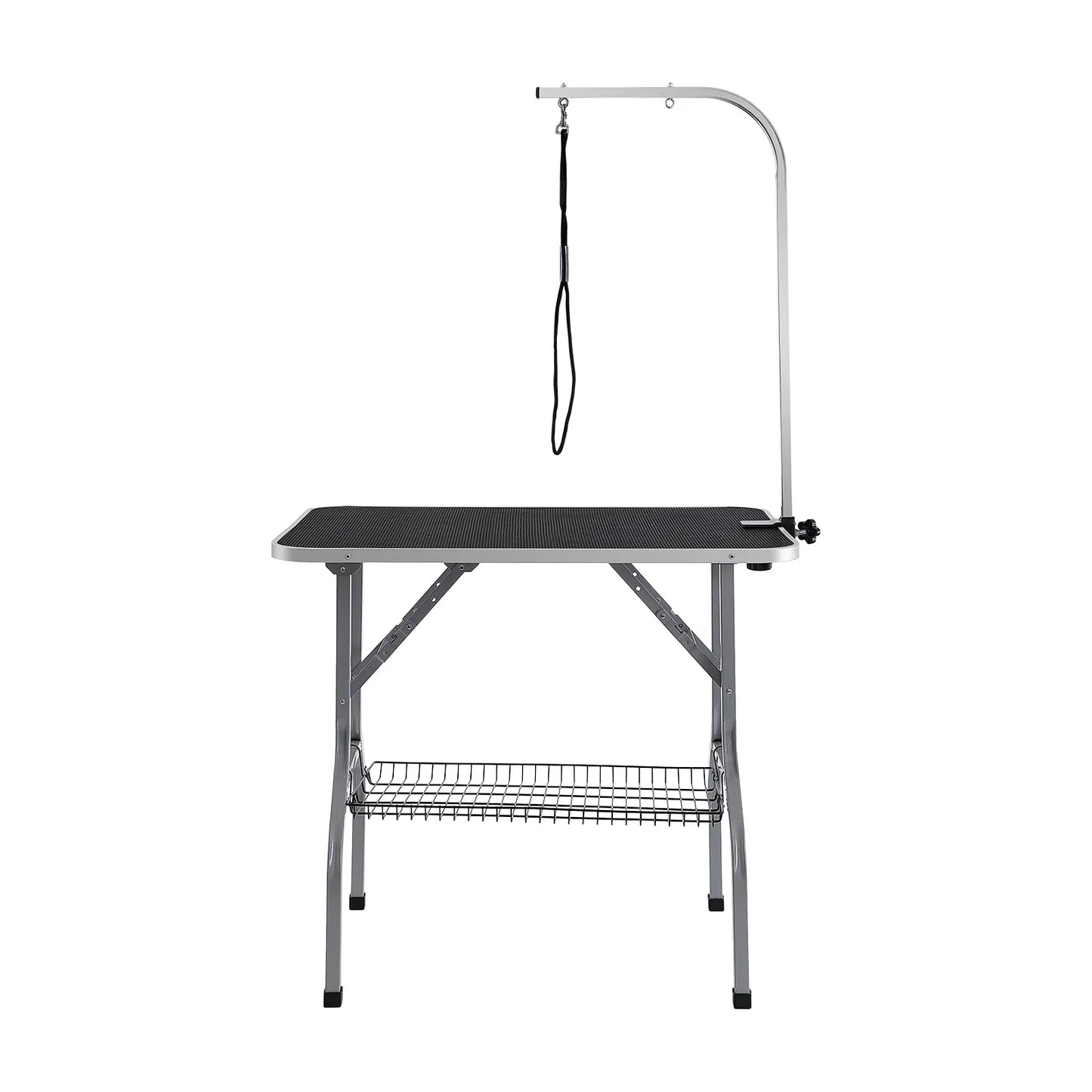 Vevor Professional Pet Grooming Table with Adjustable Arm and Clamp, 36''x24'' Foldable Grooming Station for Medium and Small Dogs, Includes Free No-Sit Haunch Holder and Grooming Loop, Supports Up to 330 lbs