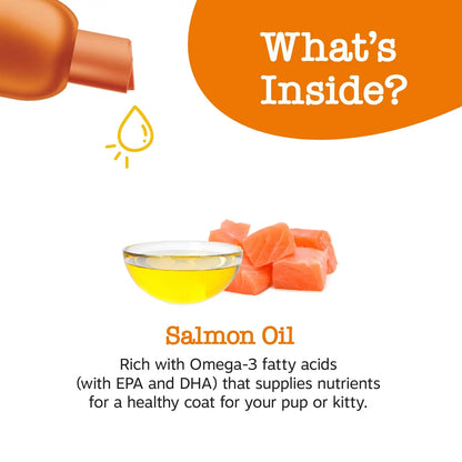 Zesty Paws Fresh Paws Shiny Coat & Bug-Free Bundle (8.5 Oz Salmon Oil + 16 Oz Flea & Tick Spray)
