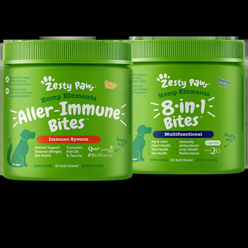 Hemp Elements Best of the Zest 2 Pack Bundle for Dogs