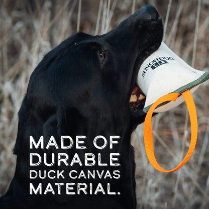 Dogbone Duck Canvas Dummy - Hunting Dog Equipment - Duck Hunting Dog Training