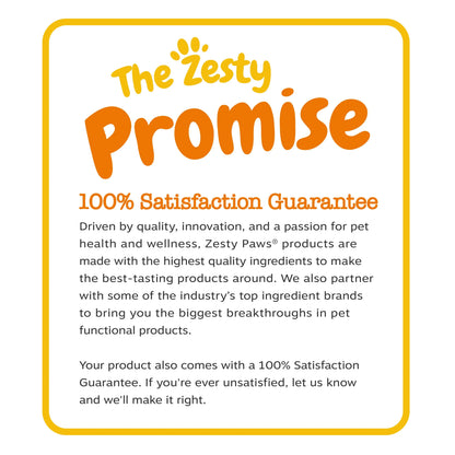 Zesty Paws Cardio Bites for Dogs, Cardiovascular Health and Circulation Support Supplement for Dogs, Omega 3 Fatty Acid Fish Oil Soft Chew Pet Treats