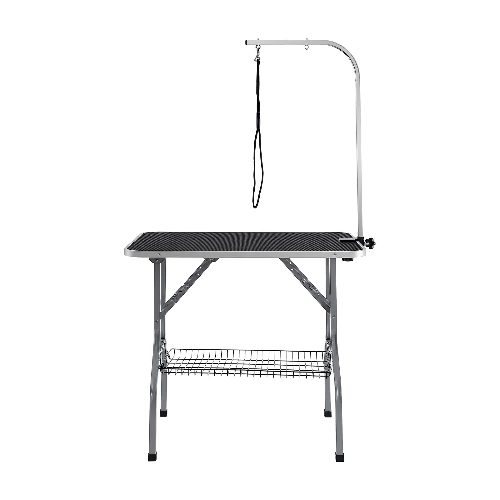Vevor Professional Pet Grooming Table with Adjustable Arm and Clamp, 36''x24'' Foldable Grooming Station for Medium and Small Dogs, Includes Free No-Sit Haunch Holder and Grooming Loop, Supports Up to 330 lbs