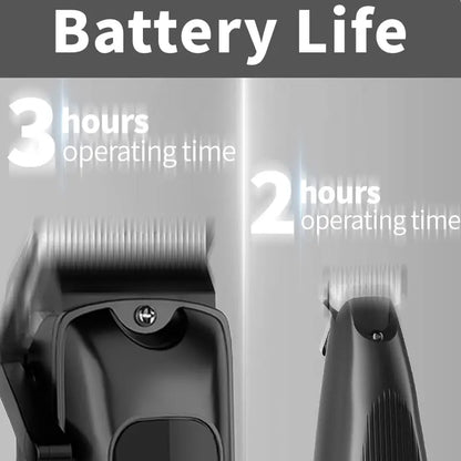 Dog Grooming Kit, Dog Clippers for Grooming Paw Trimmer Nail Grinder, Low Noise Rechargeable Cordless, Pet Shaver with Stainless Steel Blade for Pets Cats Animals
