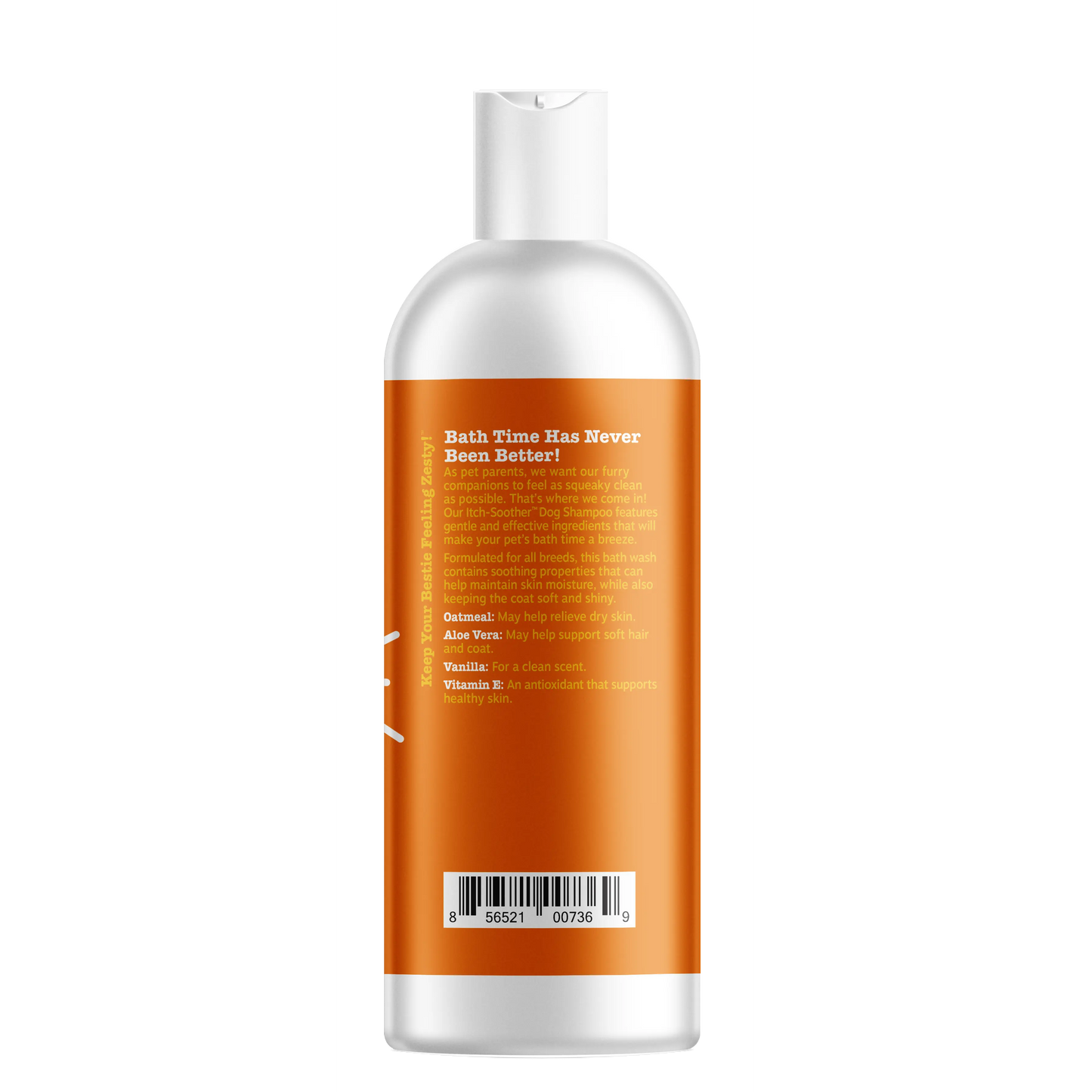 Zesty Paws Itch-Soother Dog Shampoo for All Breeds - Gentle & Effective Ingredients for Squeaky Clean Bath Time