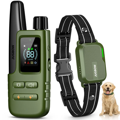 Dog Training Collar 4500FT Dog Training Behavior Aid, Remote IPX8 Waterproof with 4 Training Modes, Outdoor Rechargeable E-Collar DT61