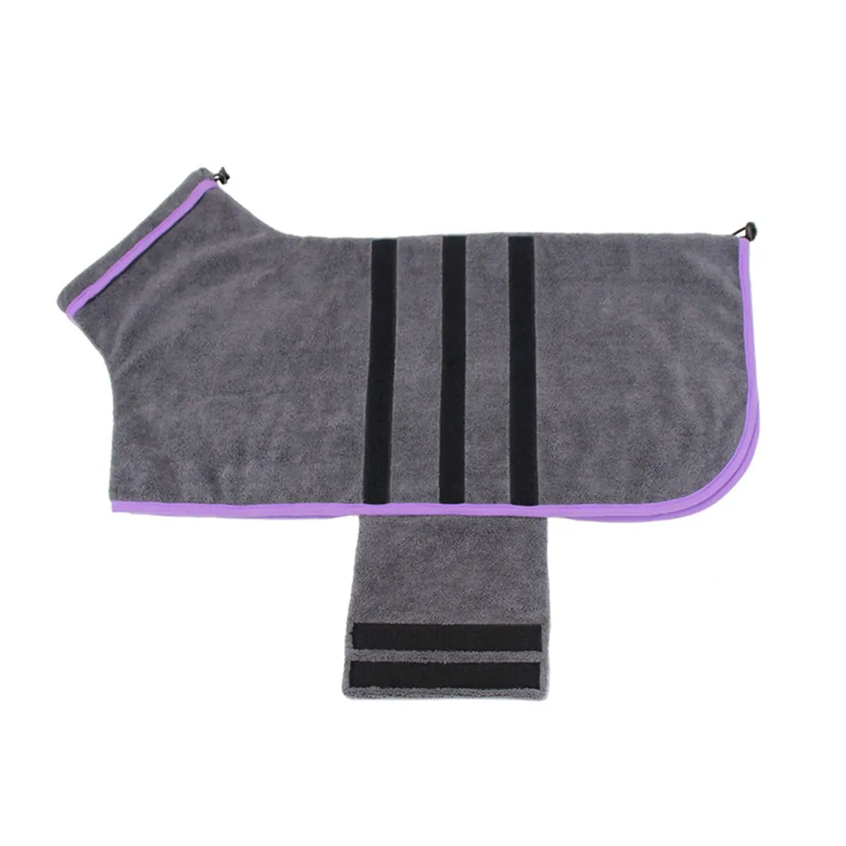 Quick-Dry Pet Bathrobe, Absorbent Microfiber Dog Towel, Blue &, Ultra-Fine Fiber Pet Grooming Accessory, Ideal for Cats Dogs