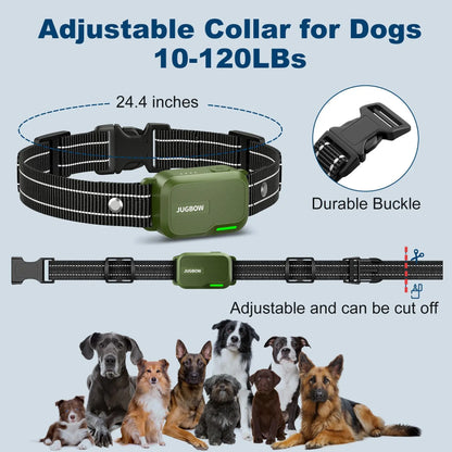 Dog Training Collar 4500FT Dog Training Behavior Aid, Remote IPX8 Waterproof with 4 Training Modes, Outdoor Rechargeable E-Collar DT61