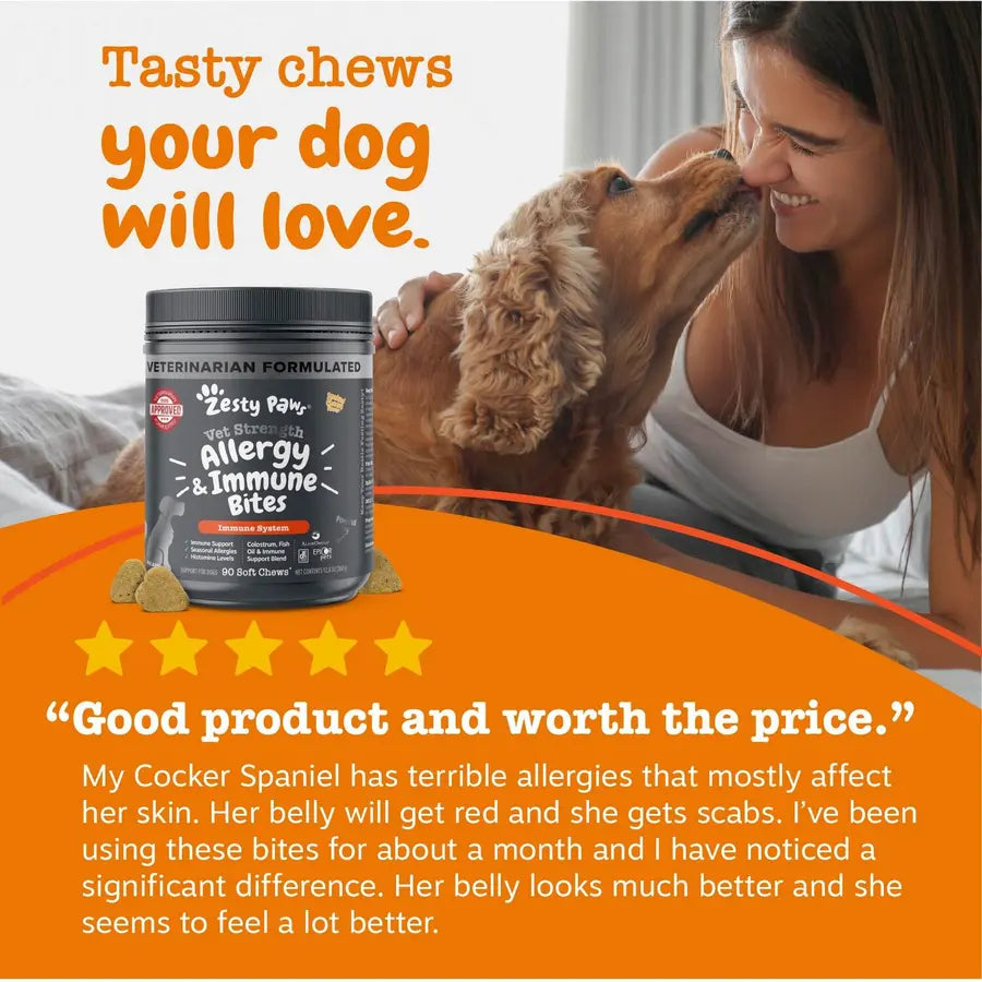 Vet Strength Allergy & Immune Bites™ for Dogs
