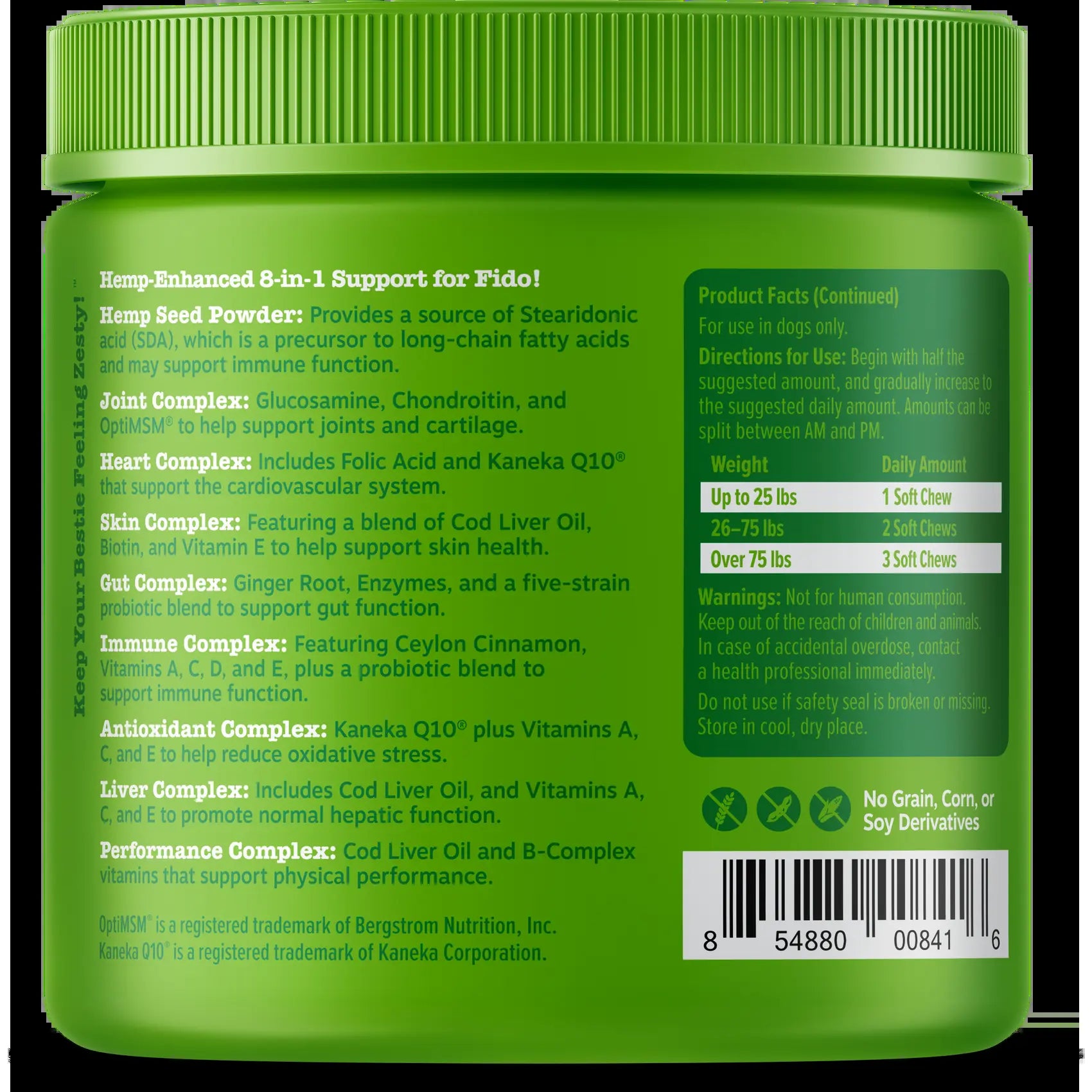 Hemp Elements Best of the Zest 2 Pack Bundle for Dogs
