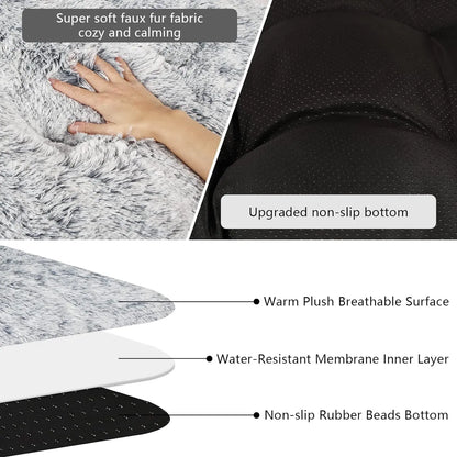 Washable Dog Beds for Large Dogs, Anti-Slip Dog Crate Bed for Medium Small Dogs, Dog Beds & Furniture